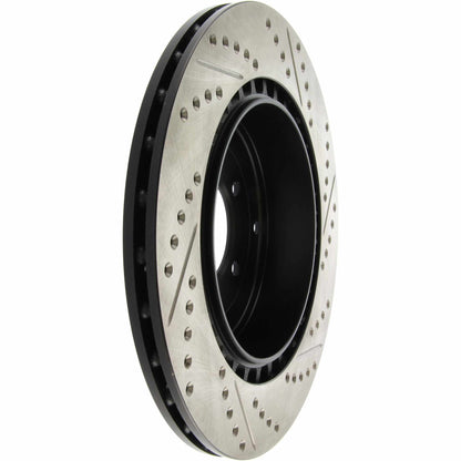 StopTech Sport Drilled/Slotted Brake Rotor; Rear Right