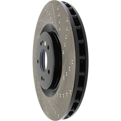 StopTech Sportstop Cryo Slotted & Drilled Sport Brake Rotor 127.46076CL