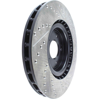 StopTech Sportstop Cryo Slotted & Drilled Sport Brake Rotor 127.46076CR