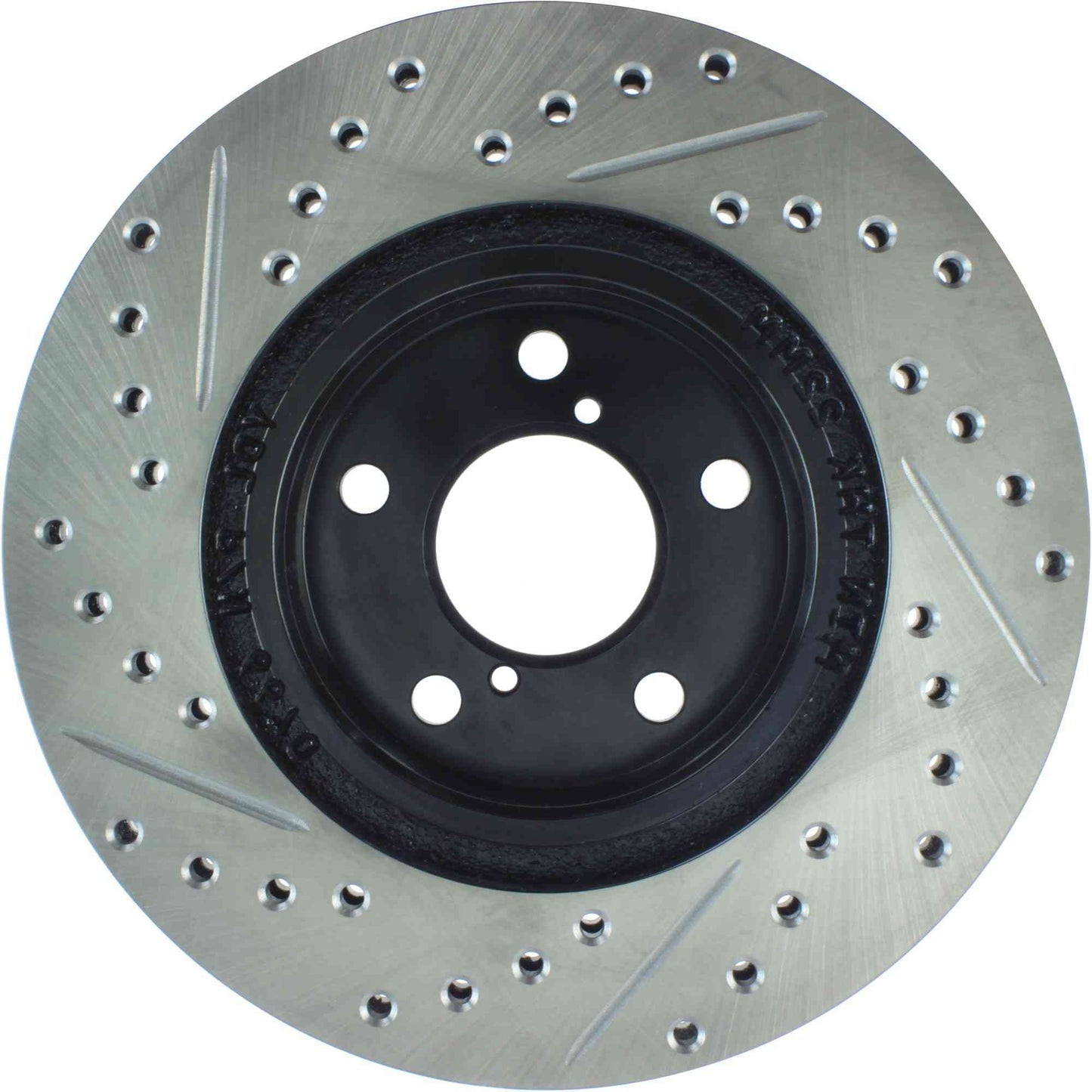 StopTech Sport Drilled/Slotted Brake Rotor; Front Left