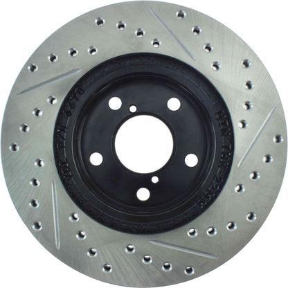 StopTech  Sport Drilled/Slotted Brake Rotor; Front Right
