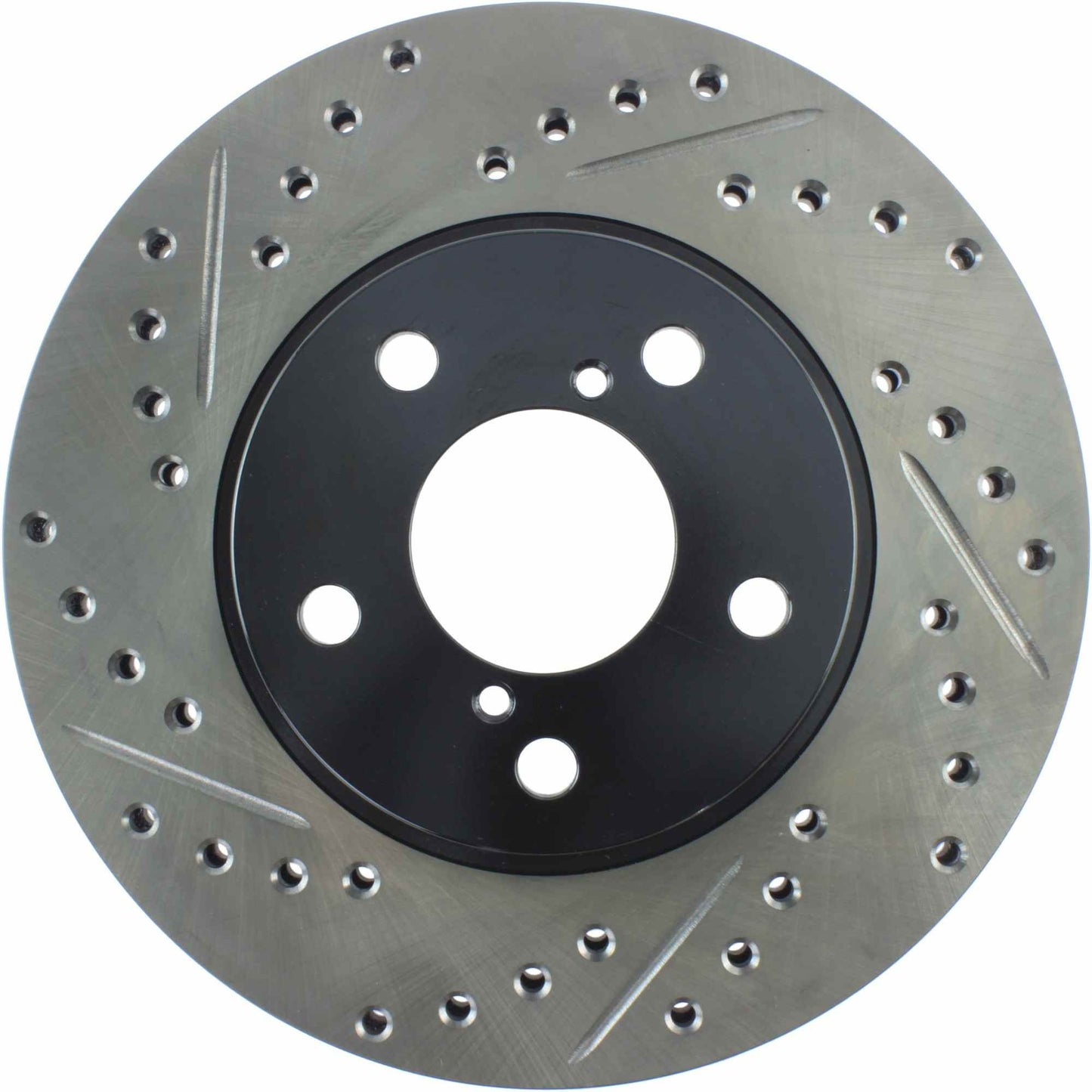 StopTech  Sport Drilled/Slotted Brake Rotor; Front Right