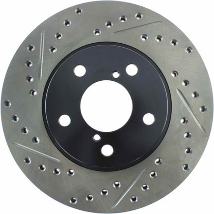 StopTech  Sport Drilled/Slotted Brake Rotor; Front Right