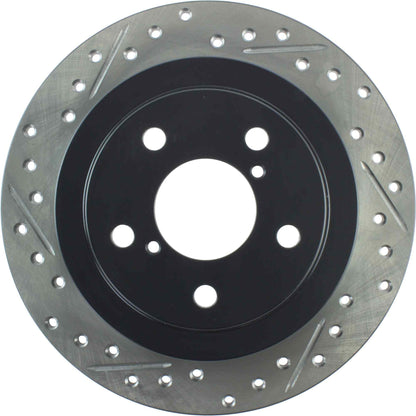 StopTech Sport Cryo Drilled/Slotted Brake Rotor; Rear Right