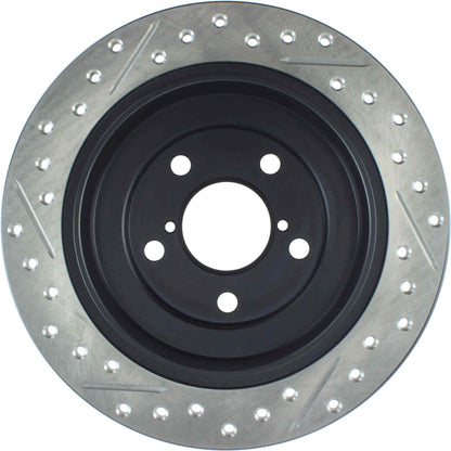 StopTech  Sport Drilled/Slotted Brake Rotor; Rear Left