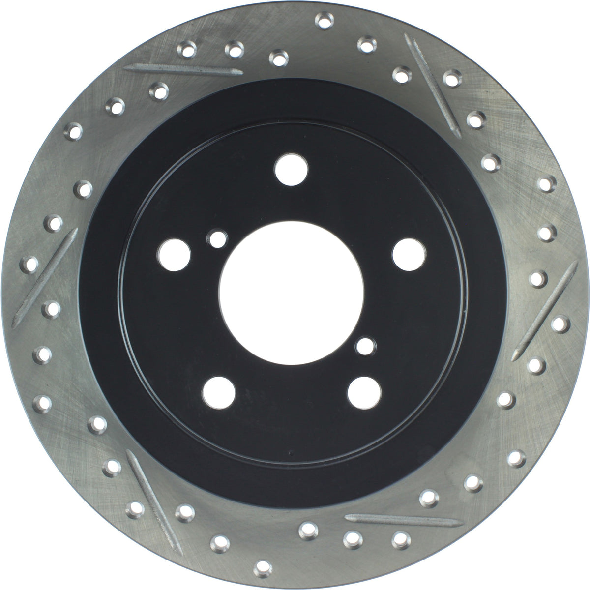 StopTech  Sport Drilled/Slotted Brake Rotor; Rear Left