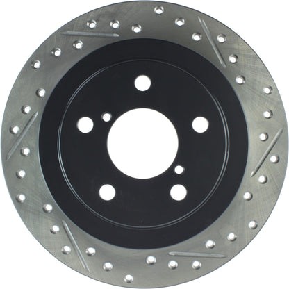 StopTech  Sport Drilled/Slotted Brake Rotor; Rear Left