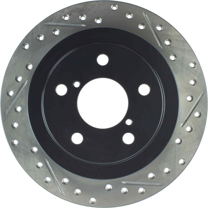 StopTech  Sport Drilled/Slotted Brake Rotor; Rear Left