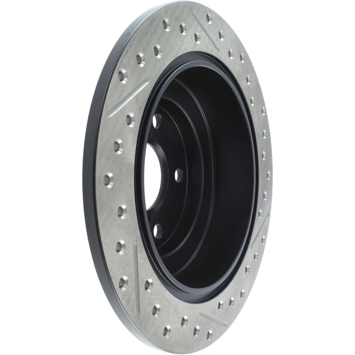 StopTech Sport Drilled/Slotted Brake Rotor; Rear Right