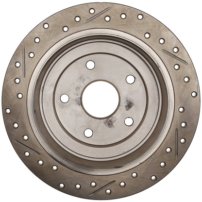 StopTech Slotted & Drilled Sport Brake Rotor 127.47015L