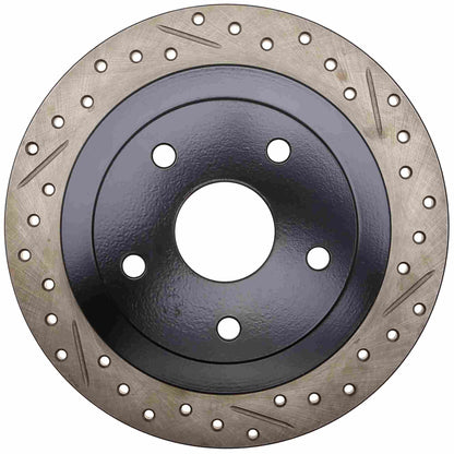 StopTech Slotted & Drilled Sport Brake Rotor 127.47015L