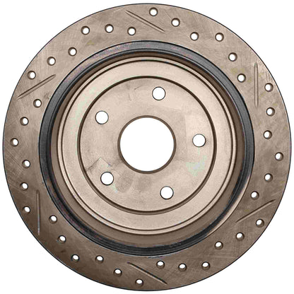 StopTech Slotted & Drilled Sport Brake Rotor 127.47015R
