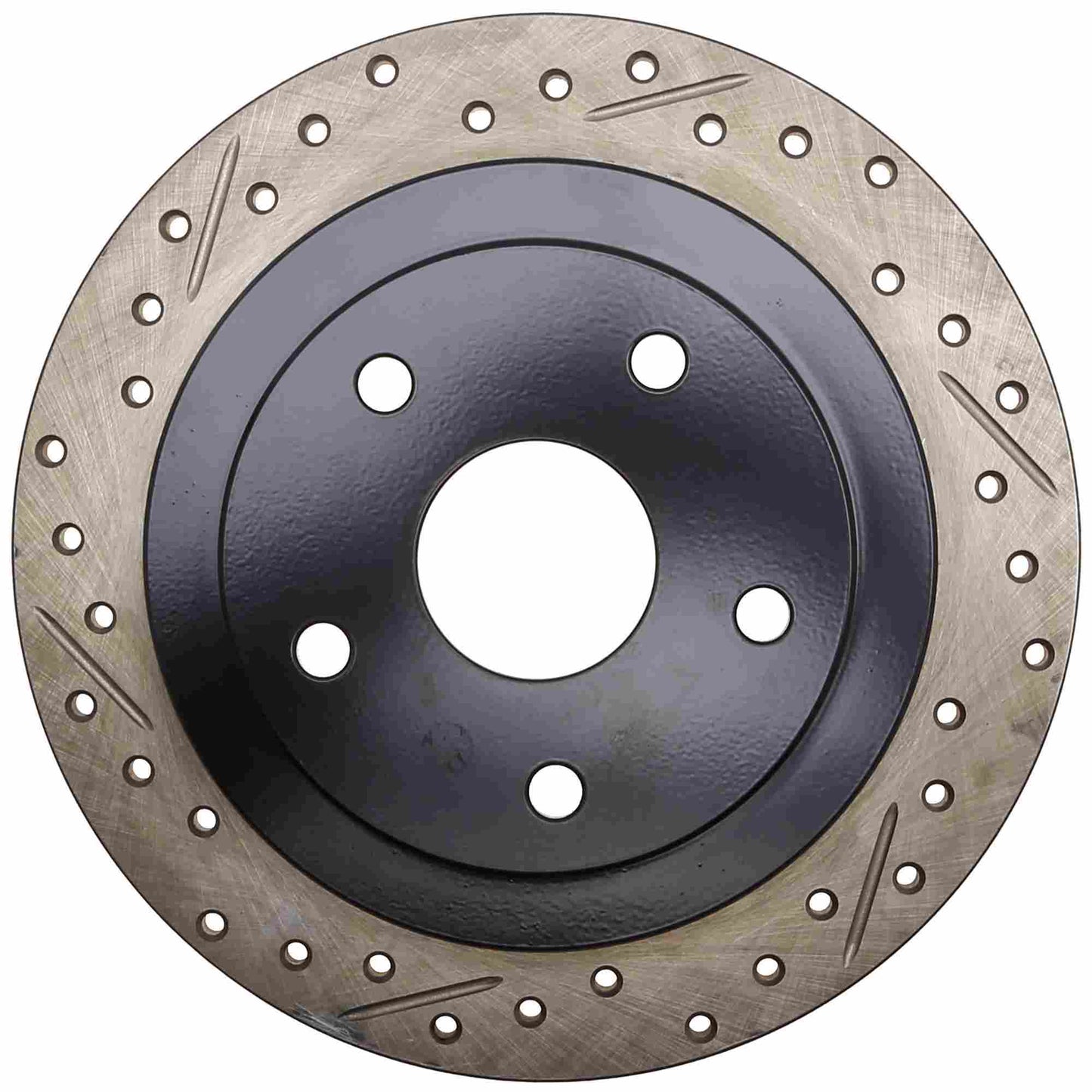 StopTech Slotted & Drilled Sport Brake Rotor 127.47015R