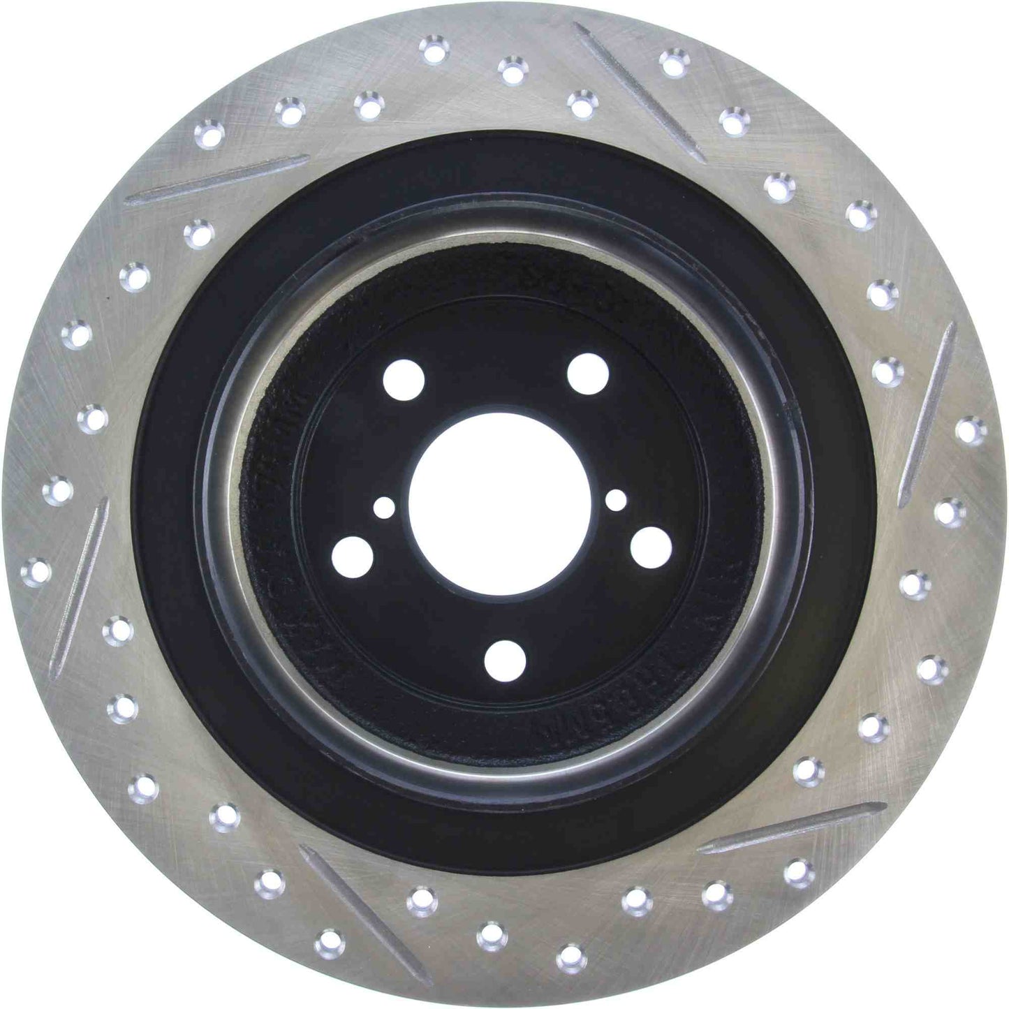 StopTech Sport Cryo Drilled/Slotted Brake Rotor; Rear Right