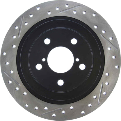 StopTech Sport Cryo Drilled/Slotted Brake Rotor; Rear Right