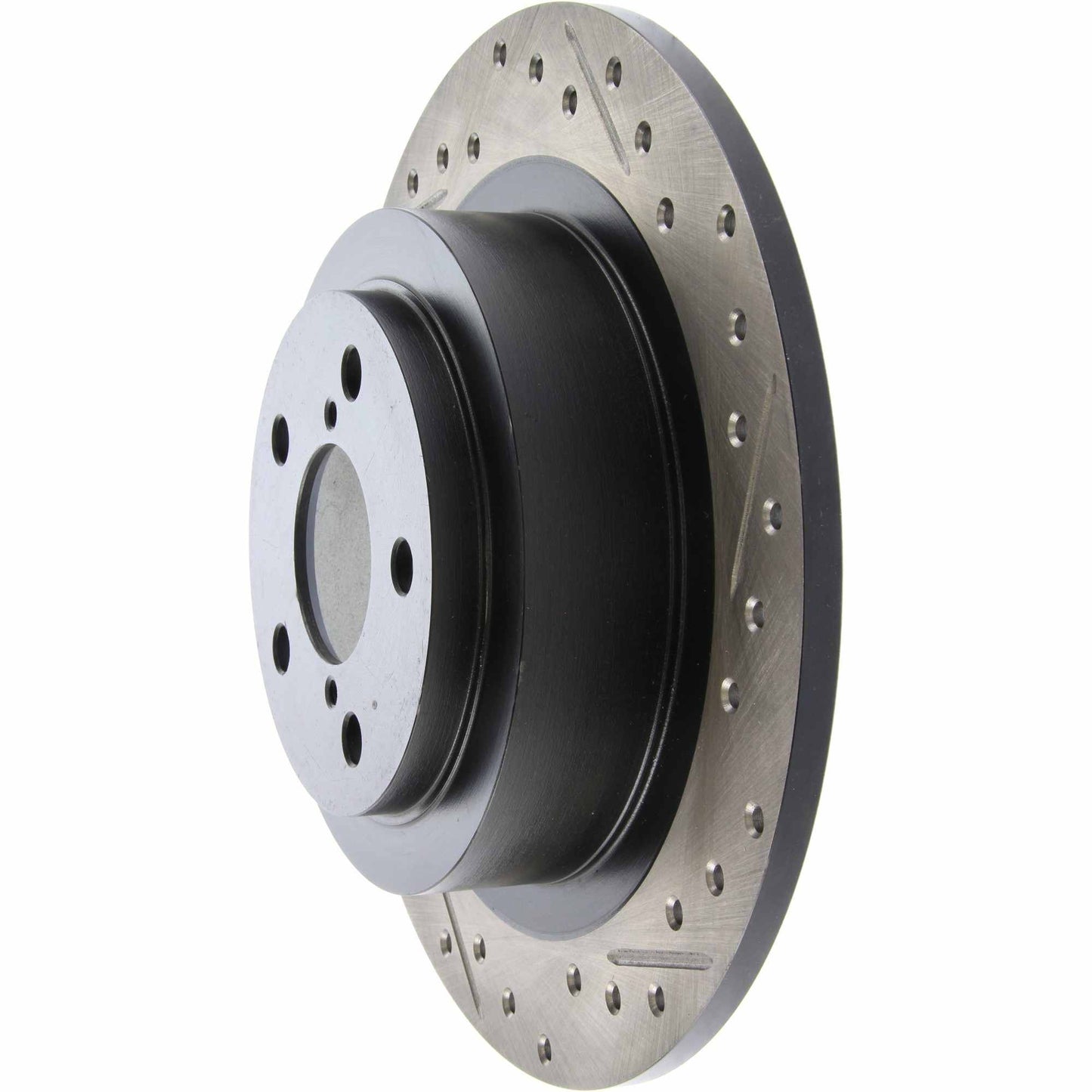 StopTech Sport Drilled/Slotted Brake Rotor; Rear Left