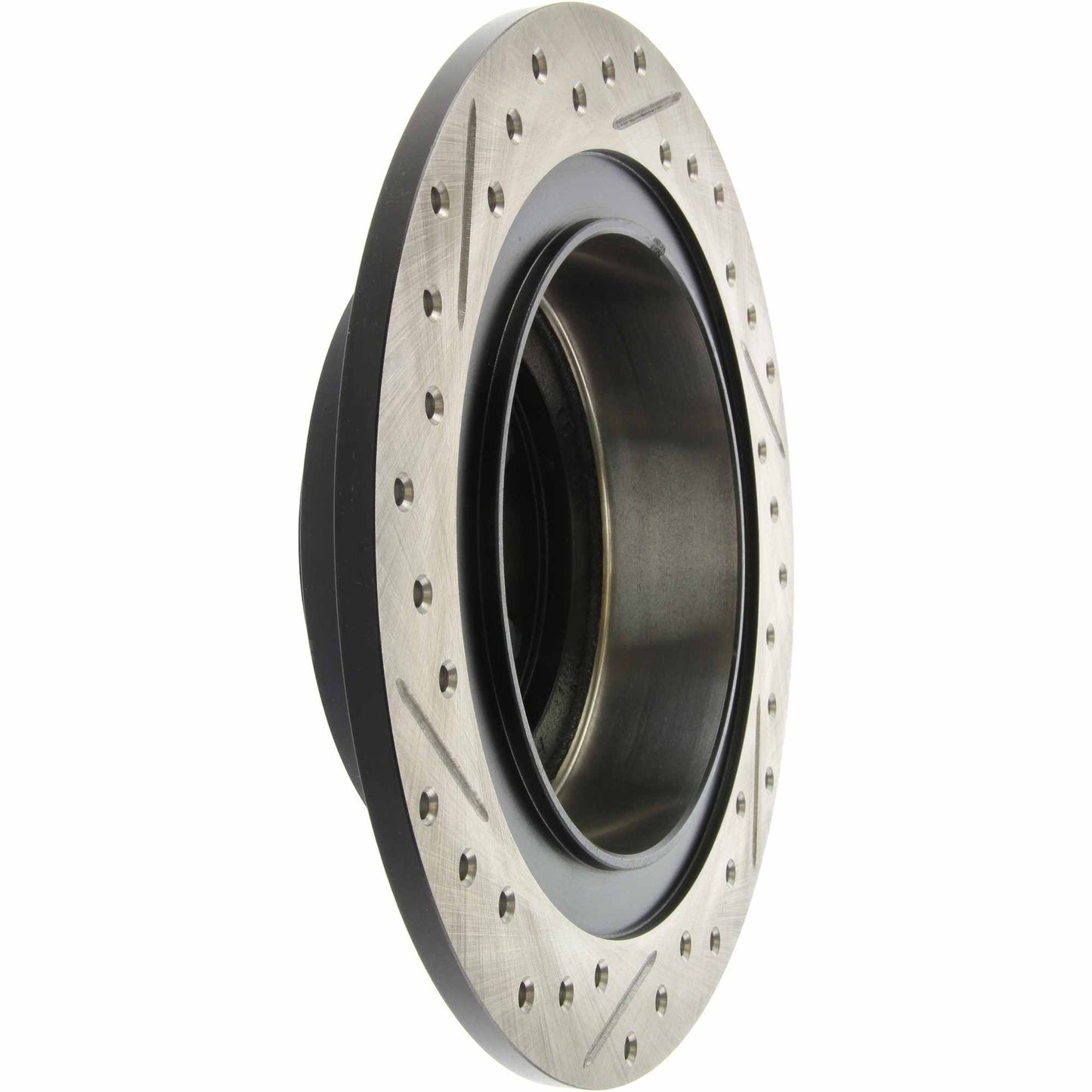 StopTech Sport Drilled/Slotted Brake Rotor; Rear Left