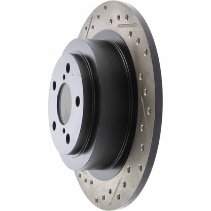 StopTech Sport Drilled/Slotted Brake Rotor; Rear Right