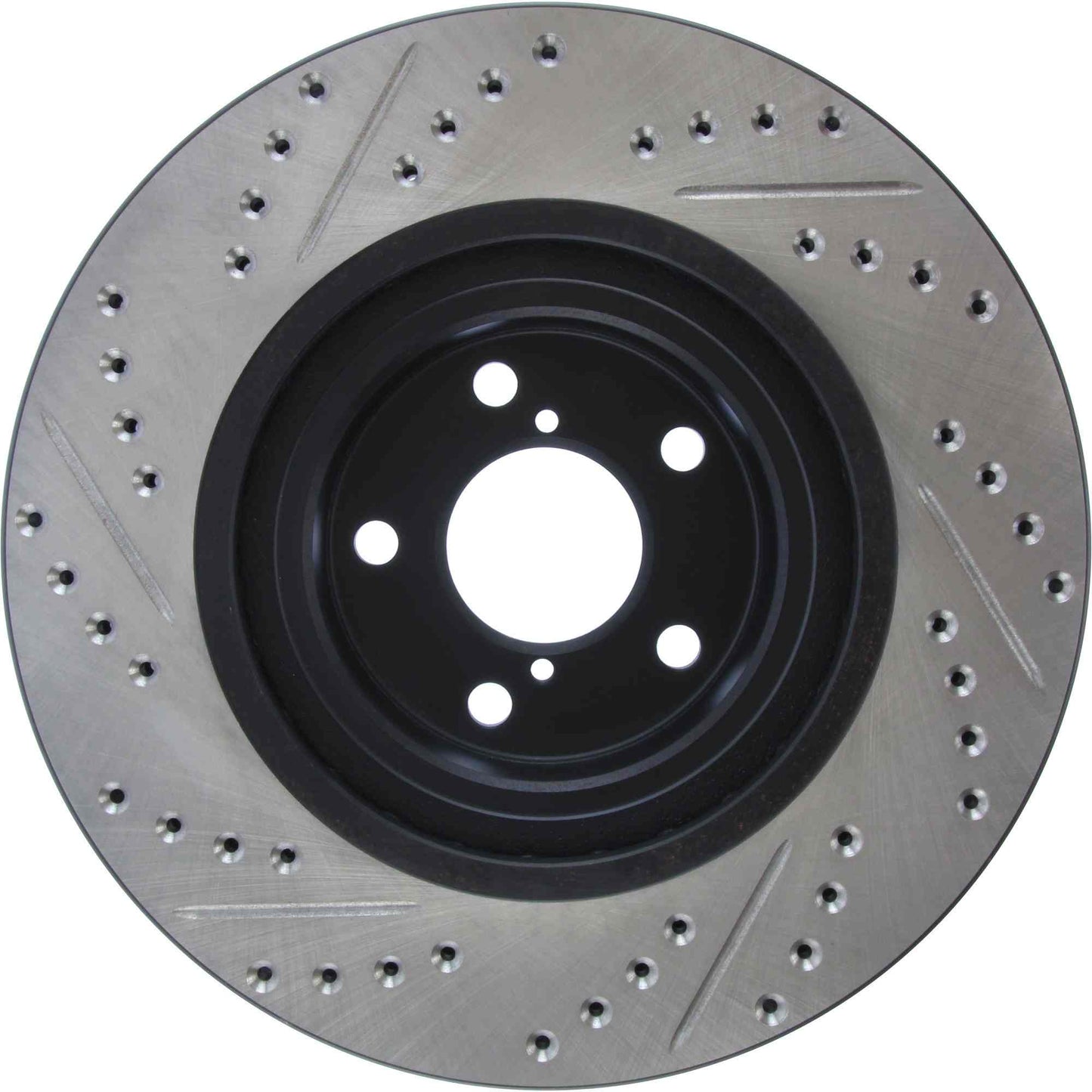StopTech Sport Drilled/Slotted Brake Rotor; Front Left