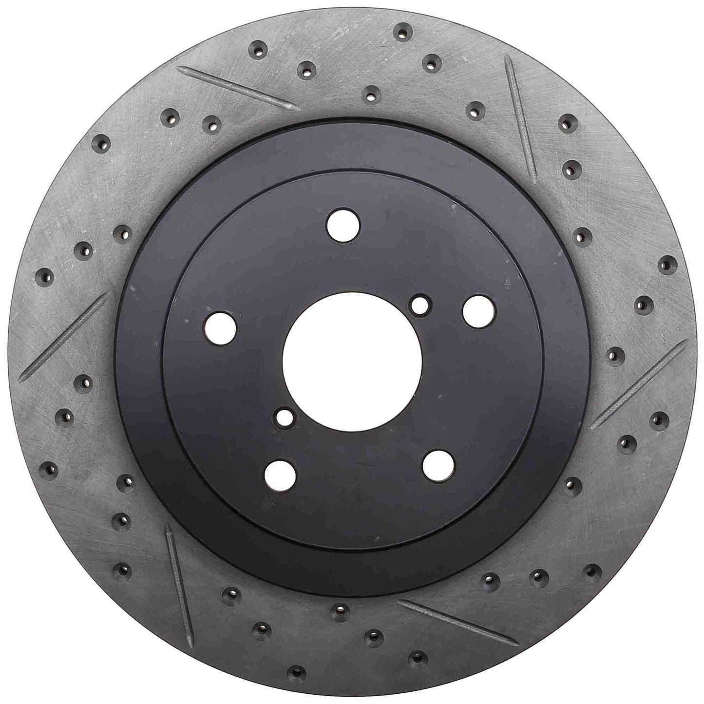 StopTech Sport Drilled/Slotted Brake Rotor; Rear Left