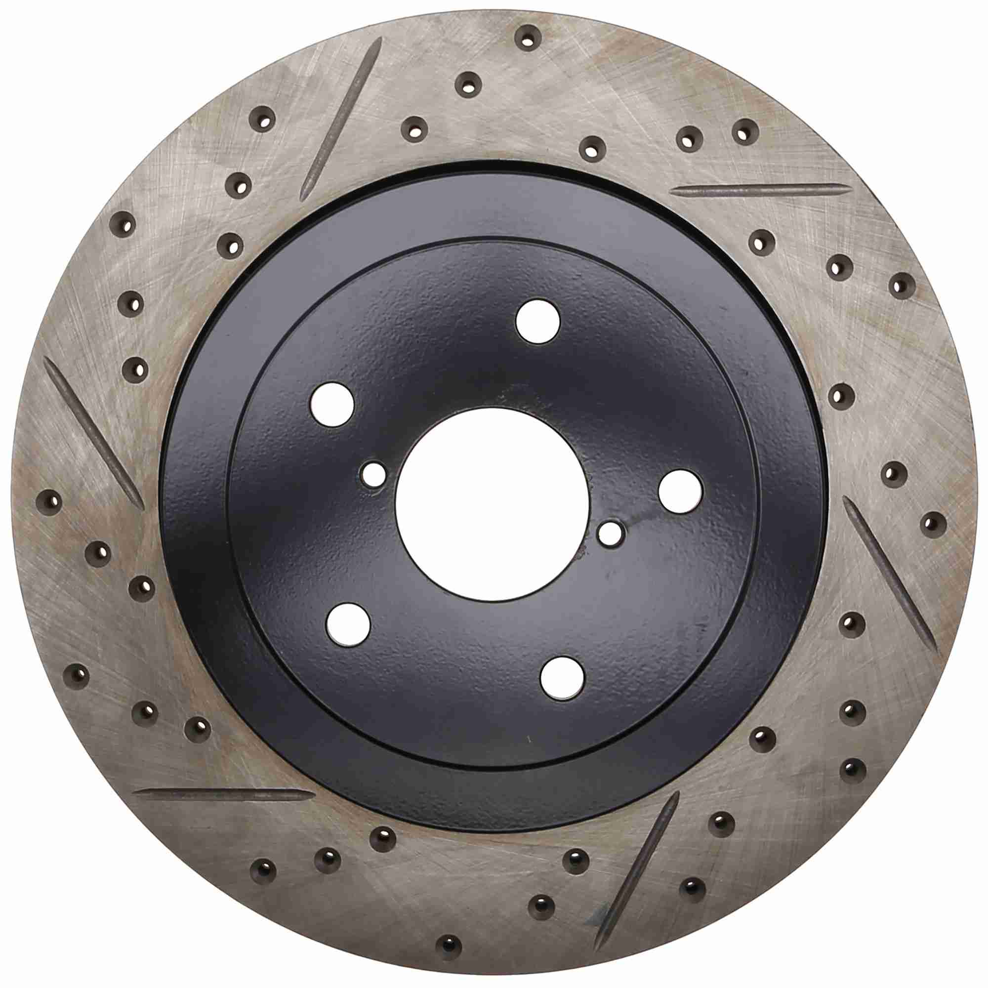 StopTech Sport Drilled/Slotted Brake Rotor; Rear Right