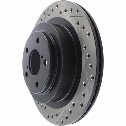 StopTech Sport Cryo Drilled/Slotted Brake Rotor; Rear Right