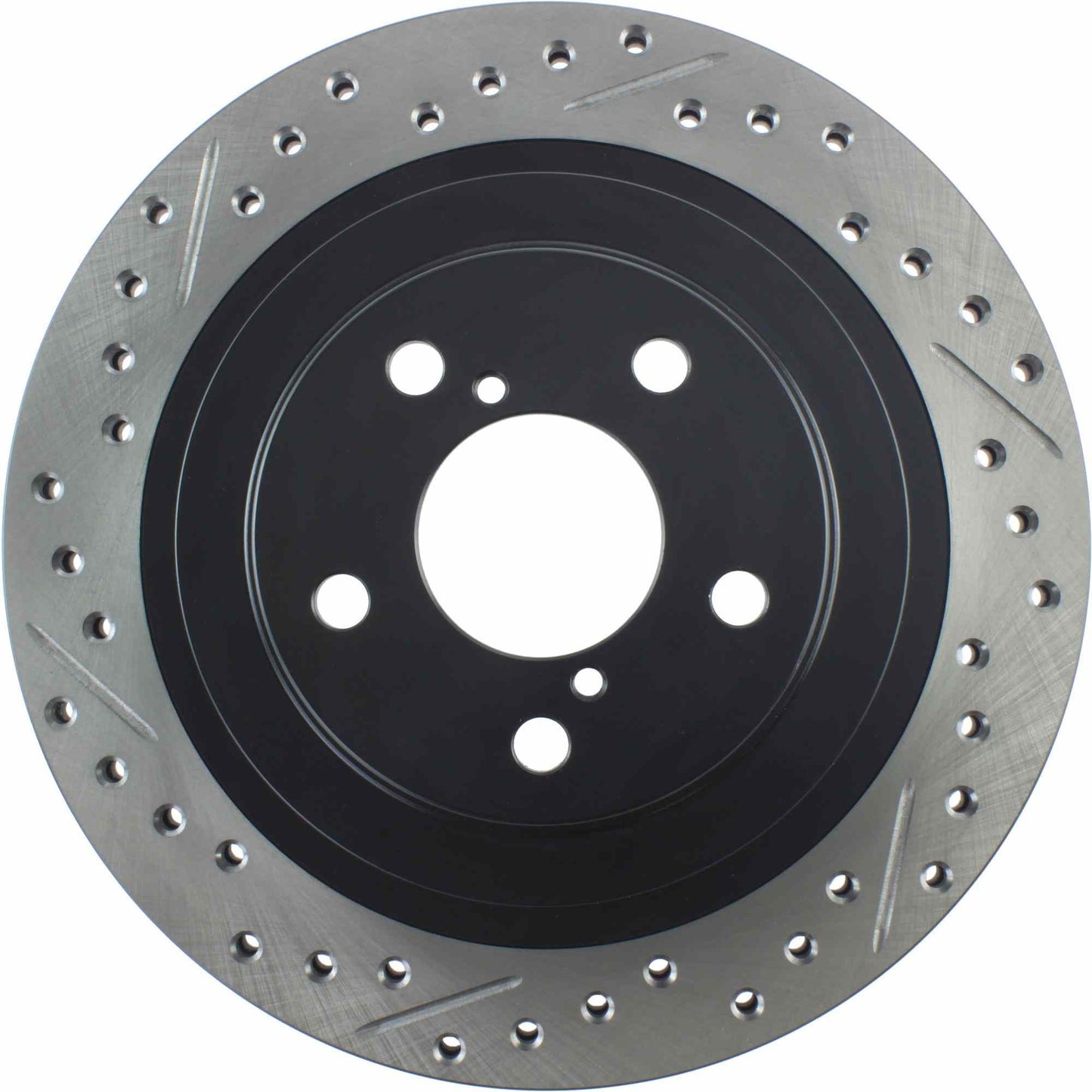 StopTech Sport Drilled/Slotted Brake Rotor; Rear Right