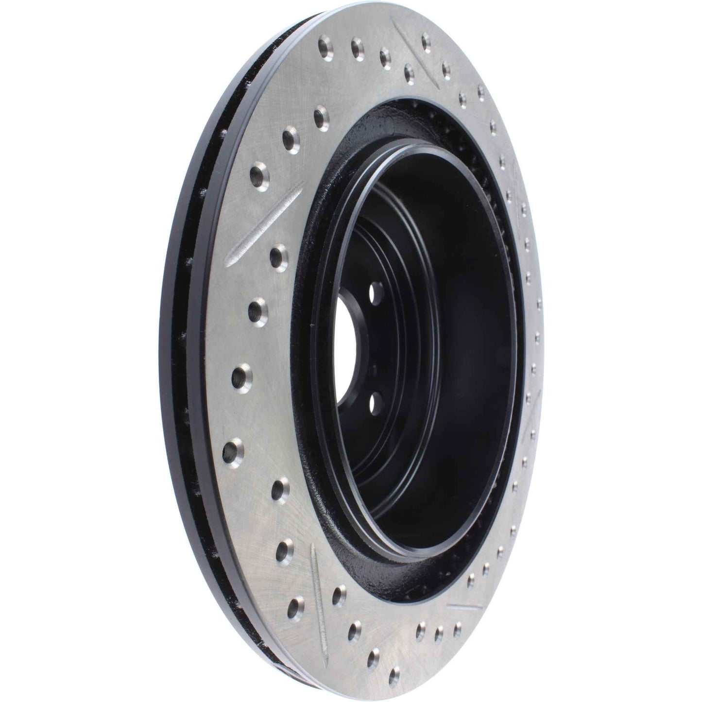 StopTech Sport Drilled/Slotted Brake Rotor; Rear Right