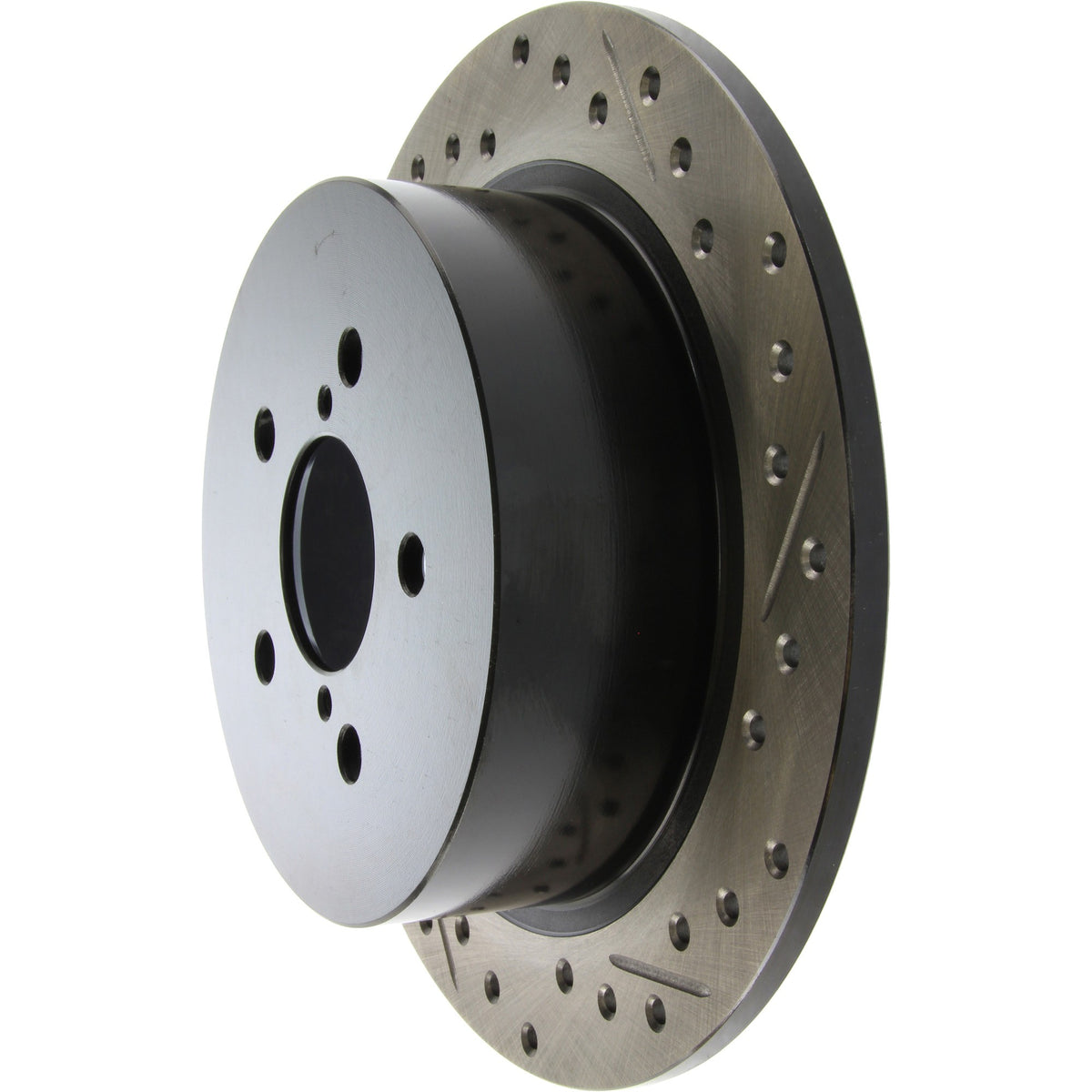 StopTech Sport Drilled/Slotted Brake Rotor; Rear Left