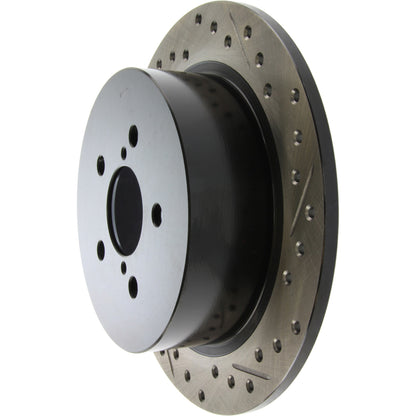 StopTech Sport Drilled/Slotted Brake Rotor; Rear Left