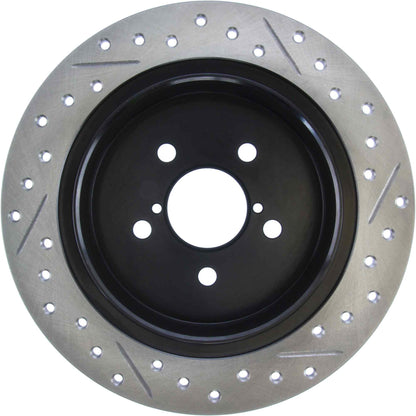 StopTech Sport Drilled/Slotted Brake Rotor; Rear Right