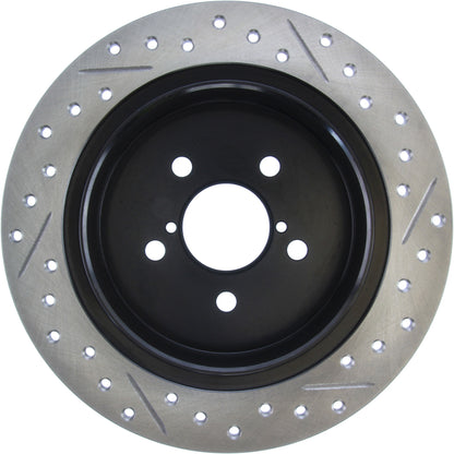 StopTech Sport Drilled/Slotted Brake Rotor; Rear Right