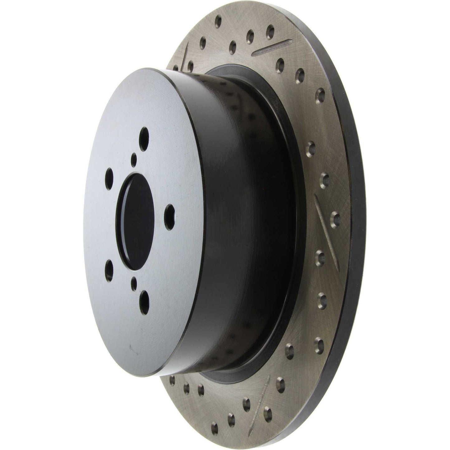 StopTech Sport Drilled/Slotted Brake Rotor; Rear Right
