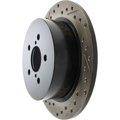 StopTech Sport Drilled/Slotted Brake Rotor; Rear Right