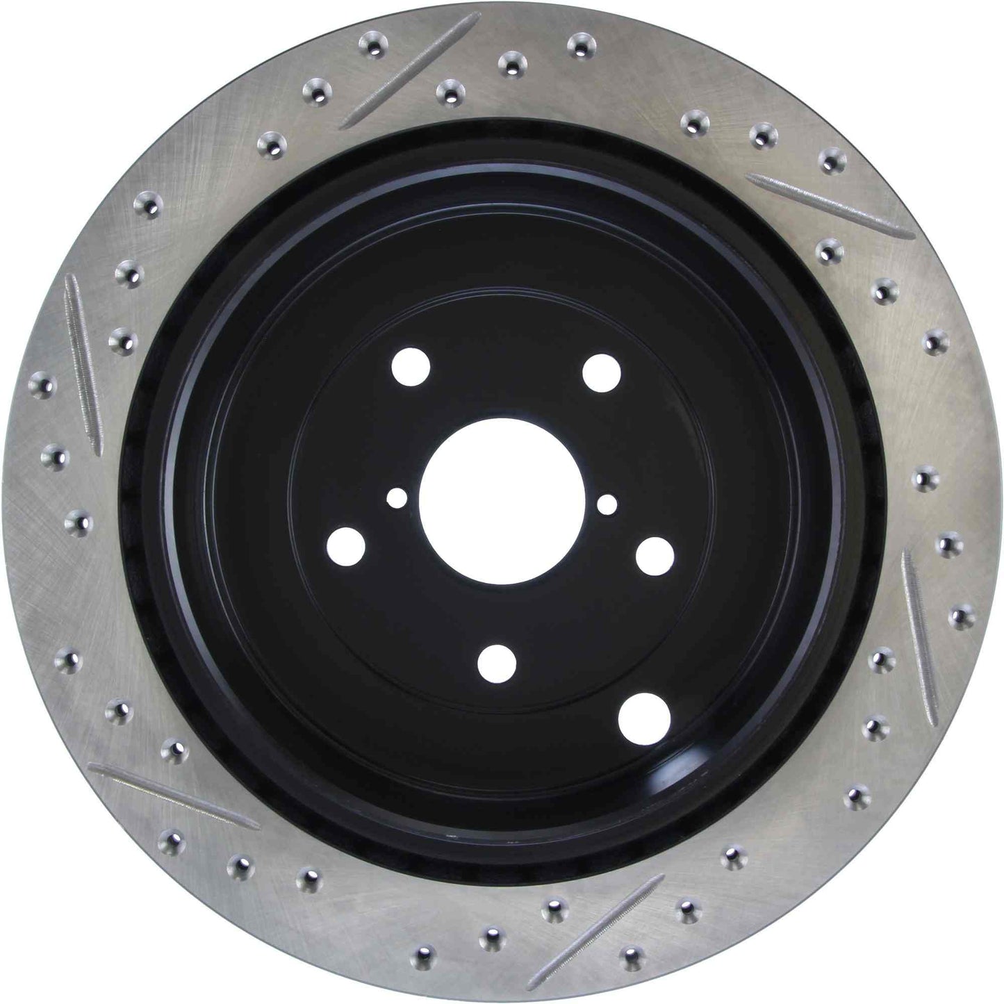 StopTech Sport Drilled/Slotted Brake Rotor; Rear Left