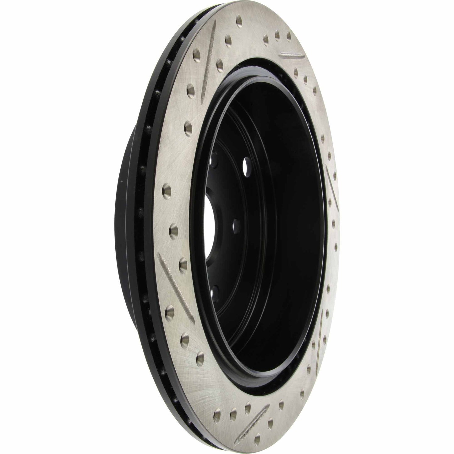 StopTech Sport Drilled/Slotted Brake Rotor; Rear Left