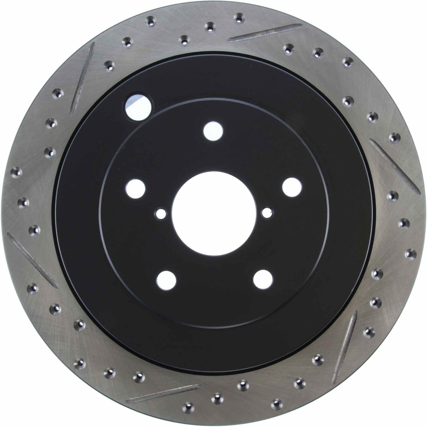 StopTech Sport Drilled/Slotted Brake Rotor; Rear Right