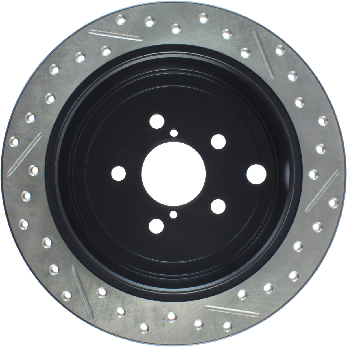 StopTech Sport Cryo Drilled/Slotted Brake Rotor; Rear Right