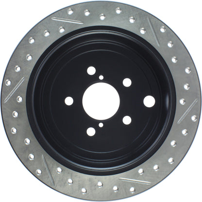 StopTech Sport Cryo Drilled/Slotted Brake Rotor; Rear Right