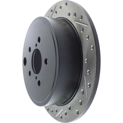 StopTech Sport Cryo Drilled/Slotted Brake Rotor; Rear Right