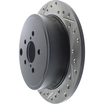 StopTech Sport Cryo Drilled/Slotted Brake Rotor; Rear Right