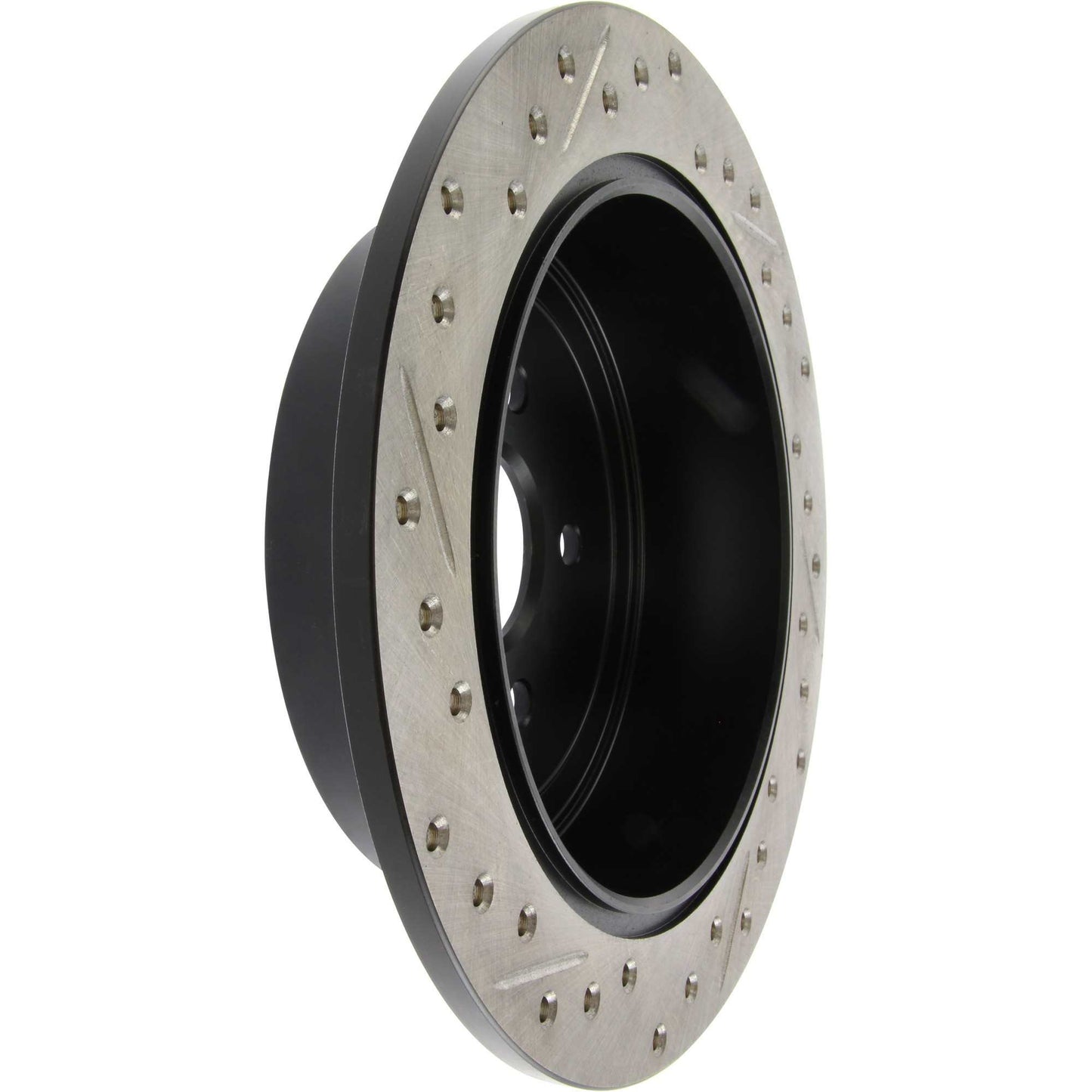 StopTech Sport Drilled/Slotted Brake Rotor; Rear Left