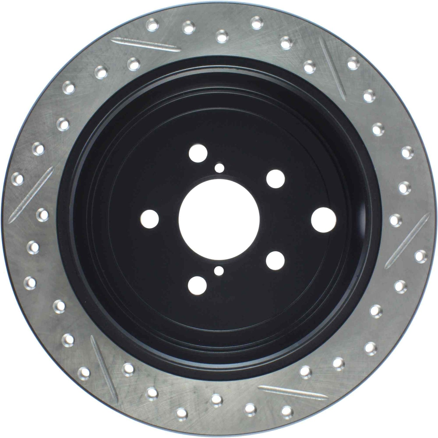 StopTech Sport Drilled/Slotted Brake Rotor; Rear Right