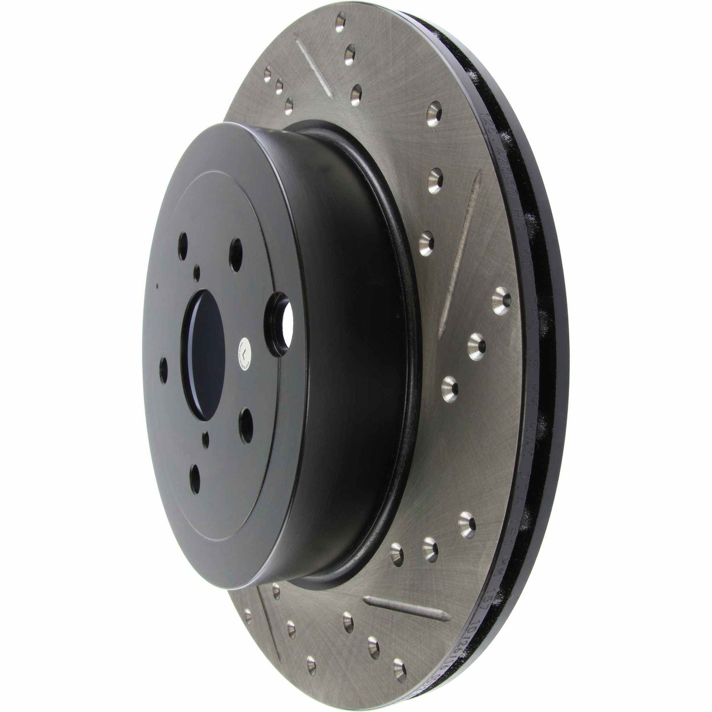 StopTech Sport Drilled/Slotted Brake Rotor; Rear Left