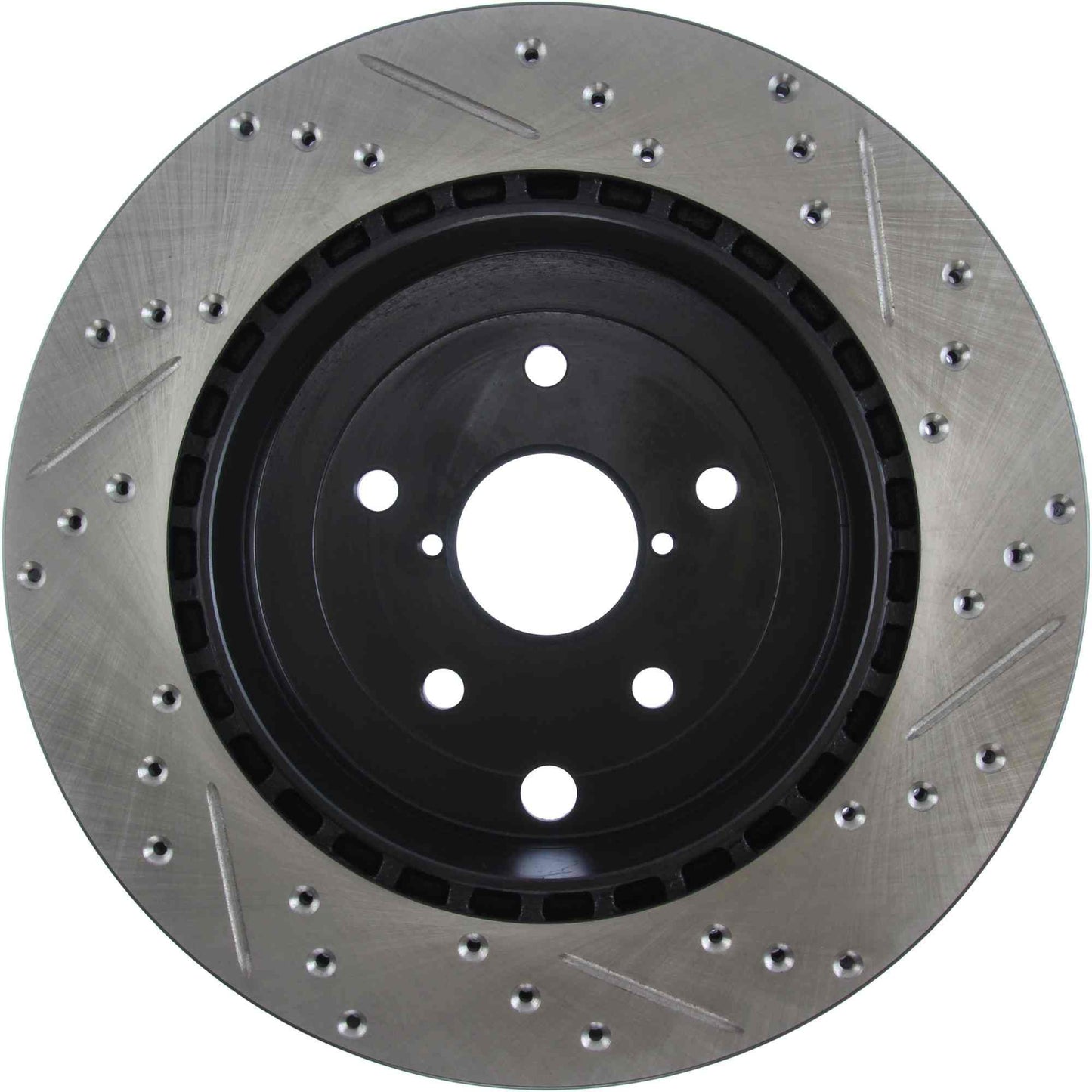 StopTech Sport Drilled/Slotted Brake Rotor; Rear Right
