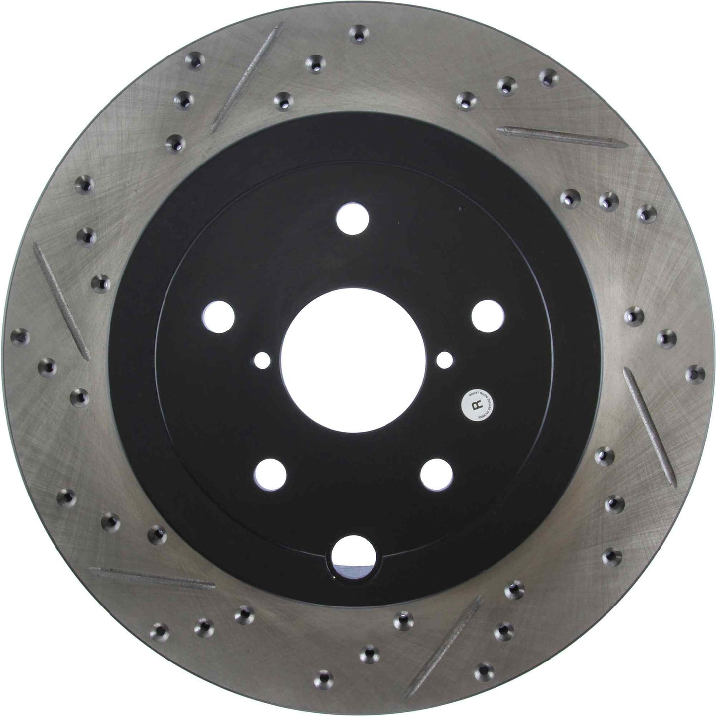 StopTech Sport Drilled/Slotted Brake Rotor; Rear Right