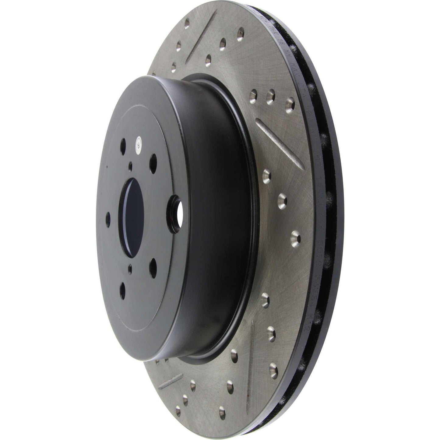 StopTech Sport Drilled/Slotted Brake Rotor; Rear Right