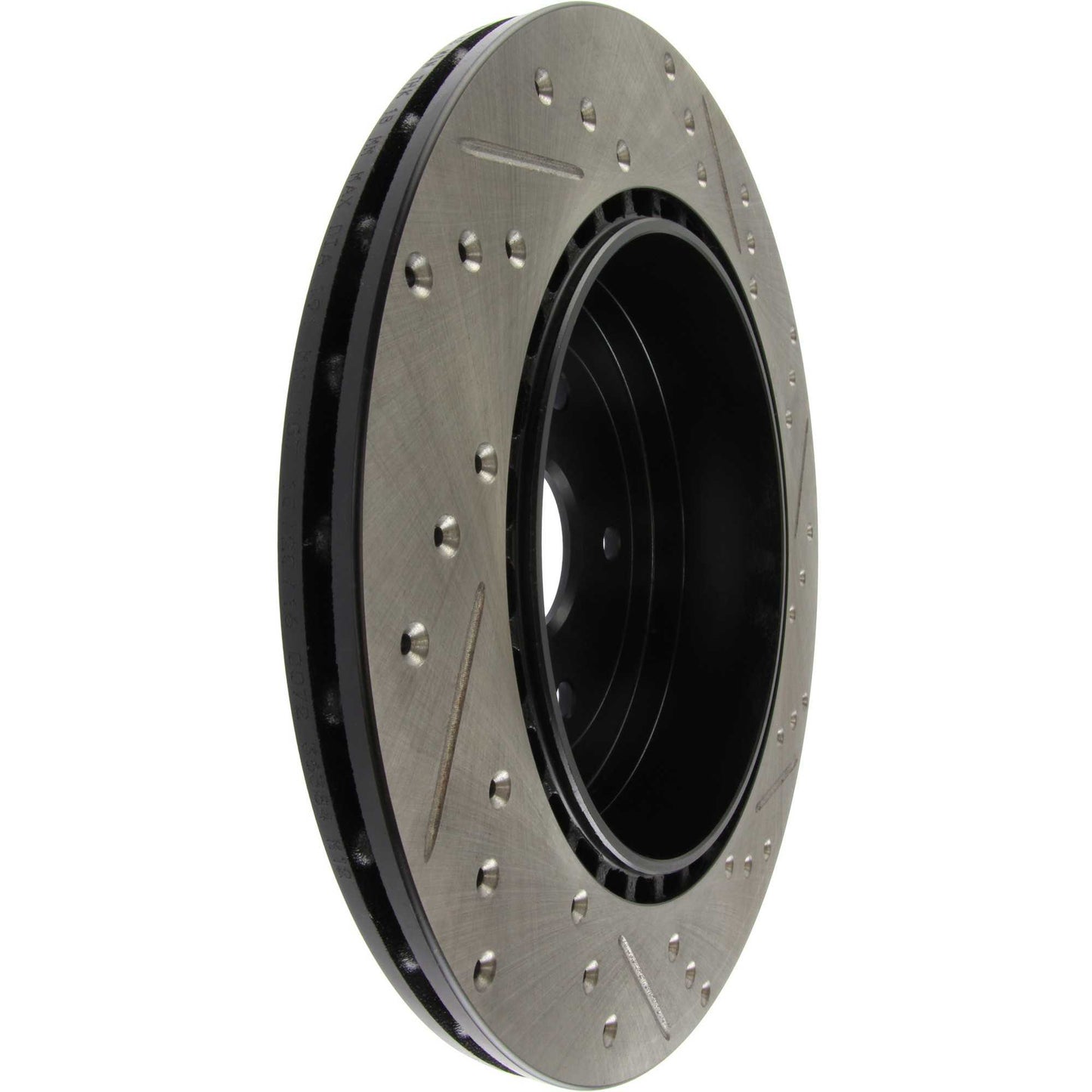 StopTech Sport Drilled/Slotted Brake Rotor; Rear Right