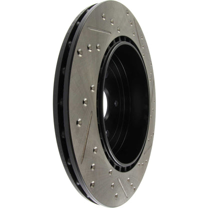 StopTech Sport Drilled/Slotted Brake Rotor; Rear Right