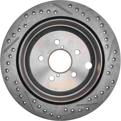 StopTech 10 Subaru Legacy 2.5/3.6R SportStop Cryo Slotted & Drilled Rear Left Side Brake Rotor 127.47031CL